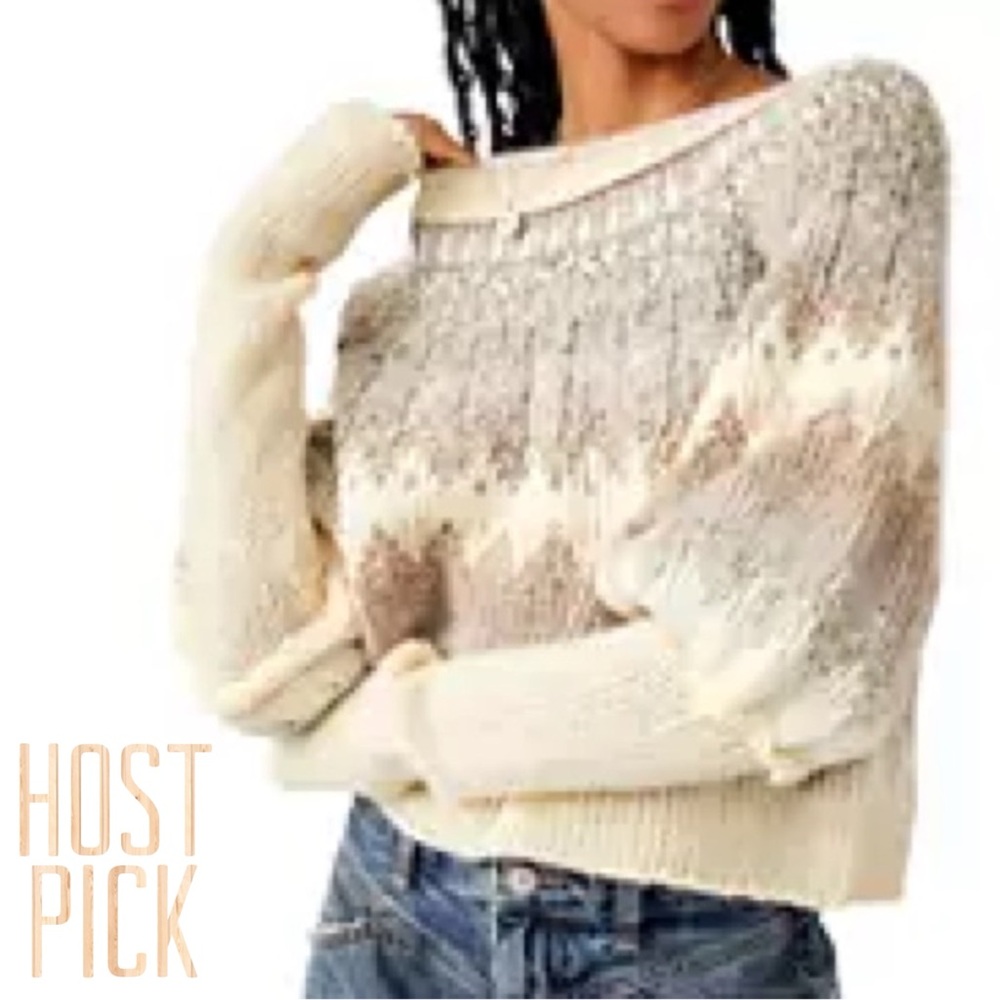 Free People Home for the Holidays Sweater